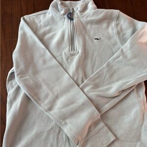 Vineyard Vines Gray Zip-Up Pullover